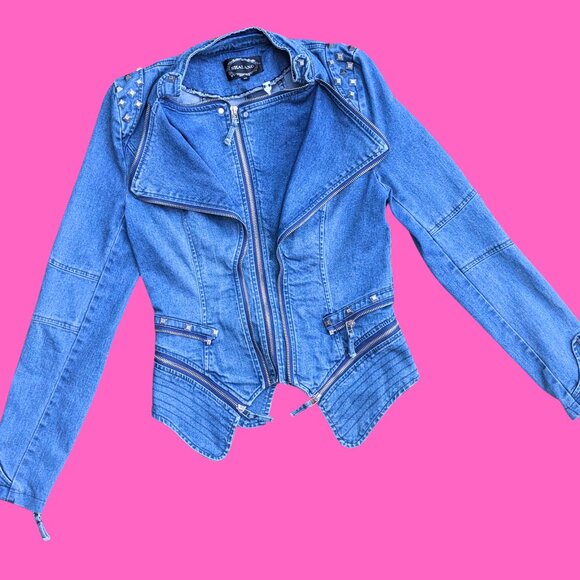 SOLD Handmade, Upcycled Star Wars Denim Jacket Size M - Picture 4 of 4